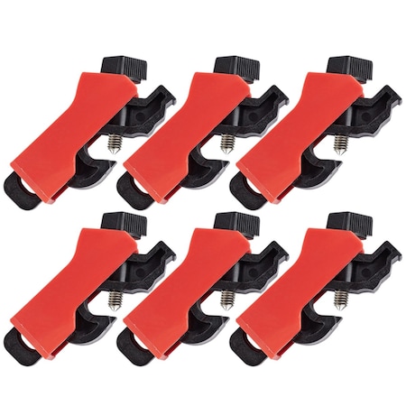 Brady Universal Mini Circuit Breaker Lockout, 6/PK 149515
